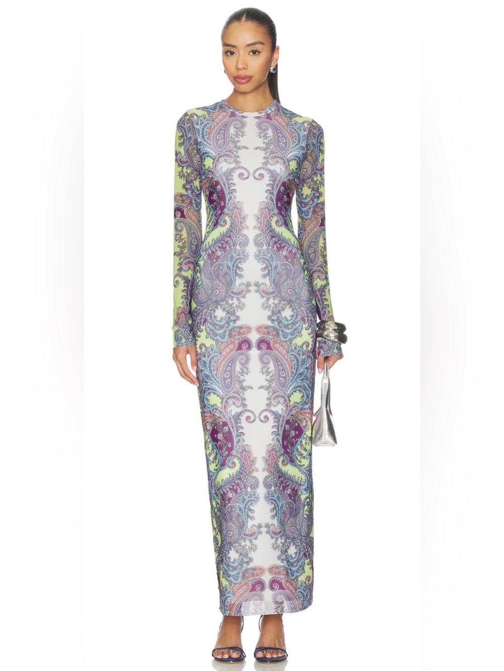 AFRM Didi Dress in Citrus Paisley